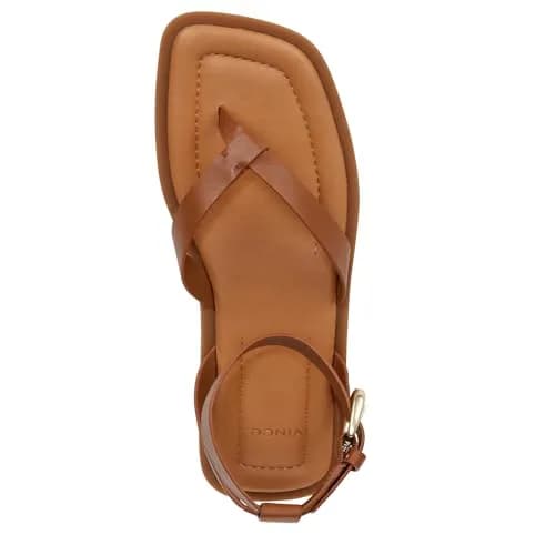 Vince Samuela Ankle Strap Sandals Sequoia Brown Leather 6 M | Flat Lug-Sole Casual Footwear thumbnail 5