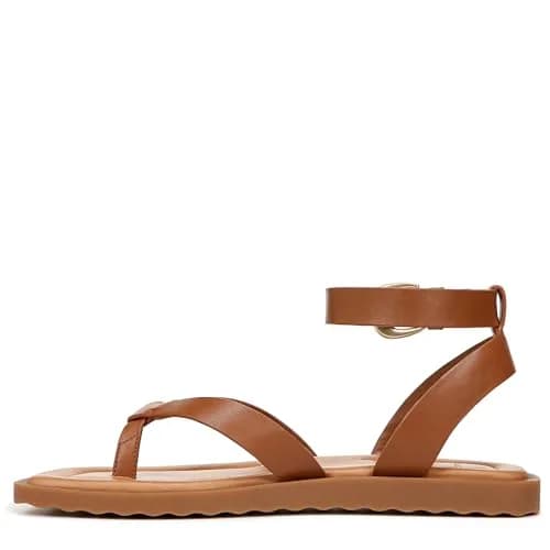 Vince Samuela Ankle Strap Sandals Sequoia Brown Leather 6 M | Flat Lug-Sole Casual Footwear thumbnail 9