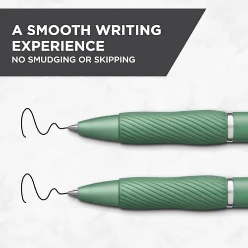 Sharpie S-Gel Gel Pens Medium Point 0.7mm Black Ink 4 Count | Smooth Writing Instrument for Office and Students thumbnail 4