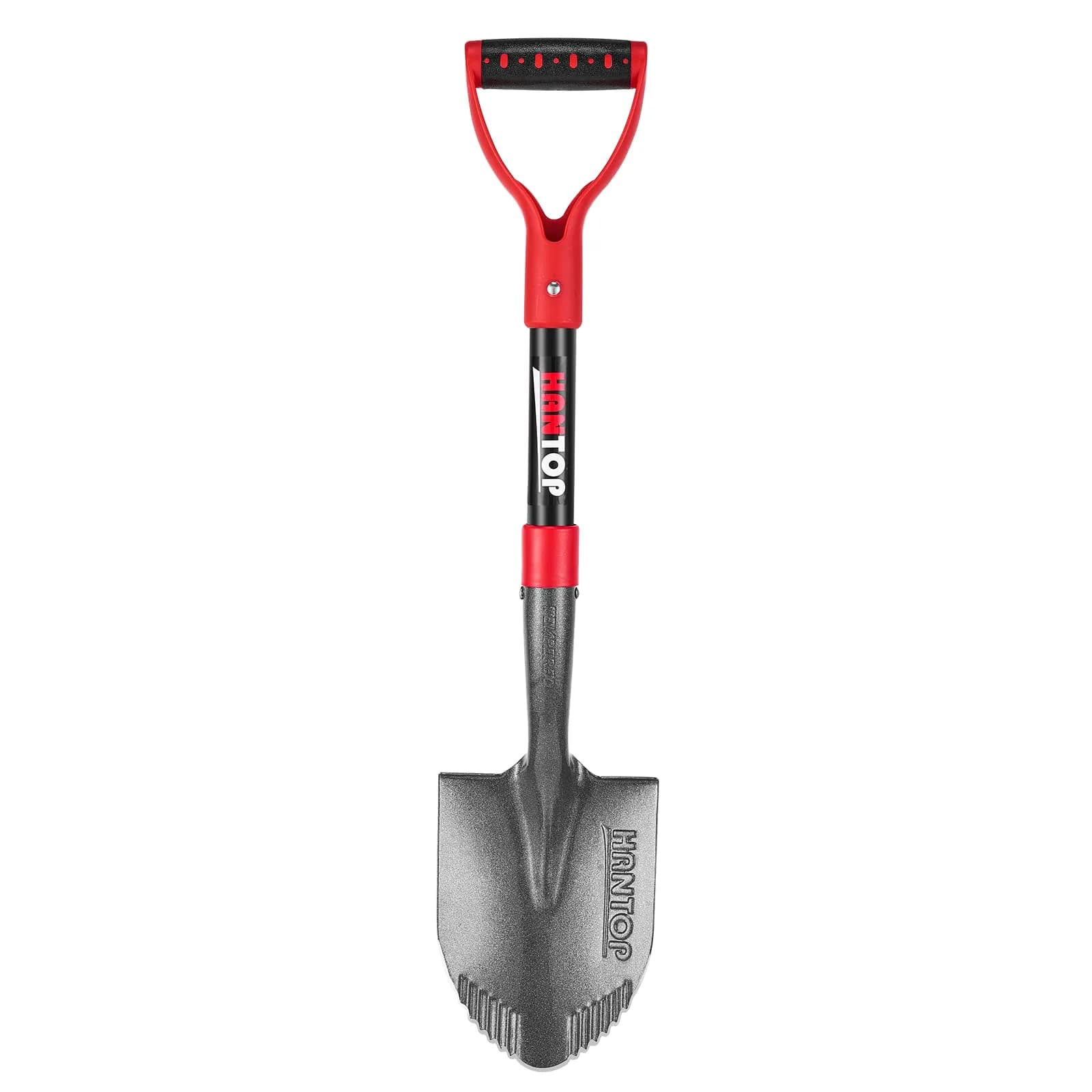 HANTOP Small Garden Digging Shovel 28 inches | Sharp Blade, Non-slip Grip, Durable Fiberglass Handle - main product image