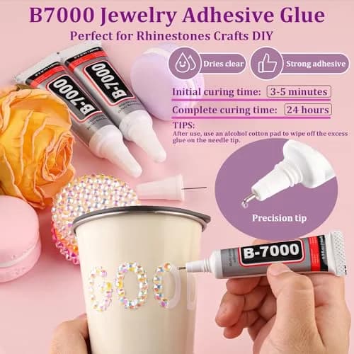 TINKRSTUFF Resin Jelly Rhinestones 16,000 pcs | AB Flatback Gems for Nail Art & Crafts thumbnail 5