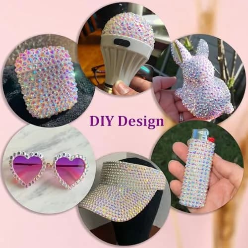 TINKRSTUFF Resin Jelly Rhinestones 16,000 pcs | AB Flatback Gems for Nail Art & Crafts thumbnail 4