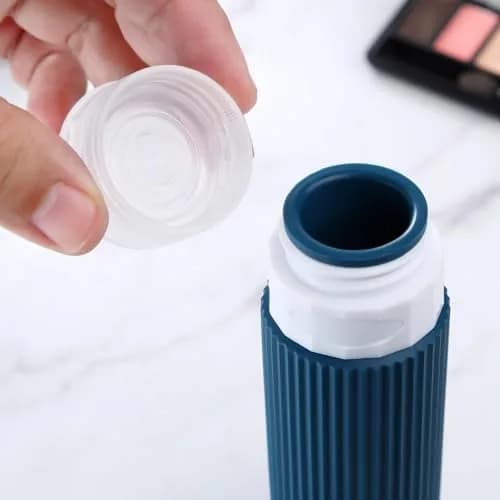 Mrsdry Travel Bottles 3oz | Leak Proof Silicone TSA Approved Set (4 Pack) with Clear Toiletry Bag thumbnail 9