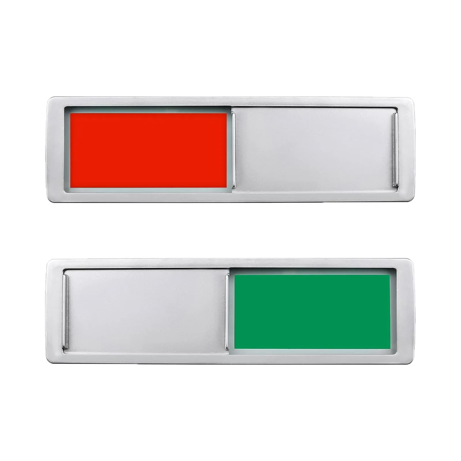 LoYinLo Privacy Door Sign Slider 7" x 2" | Blank Office Sign for Vacant Occupied, Do Not Disturb