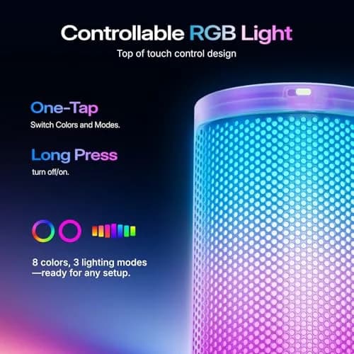 MAONO DGM20S USB Microphone for PC with Clear Voice & Noise Reduction | RGB Lighting & Noise Cancellation thumbnail 6
