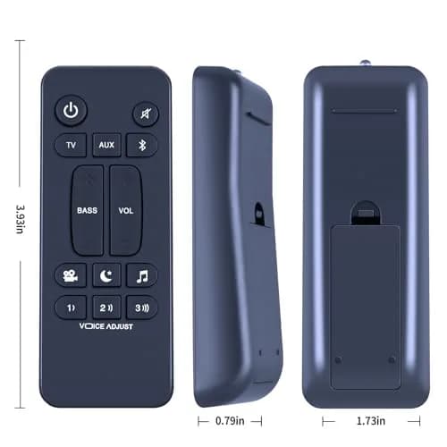 WDZP Universal Soundbar Remote Control for Polk Audio Signa S1 S2 S3 | No Programming, 180° Infrared, 12m Range thumbnail 7