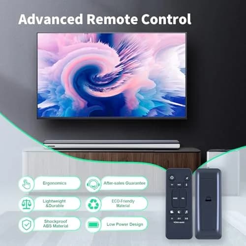 WDZP Universal Soundbar Remote Control for Polk Audio Signa S1 S2 S3 | No Programming, 180° Infrared, 12m Range thumbnail 3