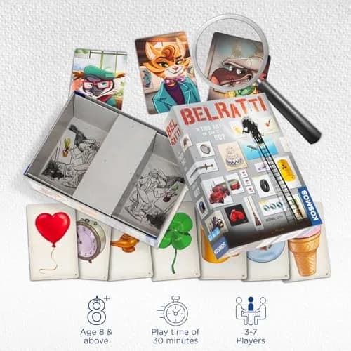 Thames & Kosmos Belratti | Family Board Game | 3-7 Players | Ages 8+ | Picture Art Forger Challenge thumbnail 2