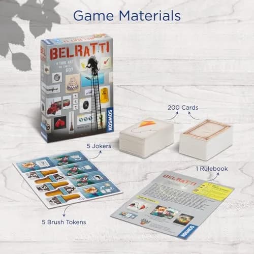 Thames & Kosmos Belratti | Family Board Game | 3-7 Players | Ages 8+ | Picture Art Forger Challenge thumbnail 3