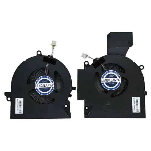 LANDALANYA Replacement CPU and GPU Cooling Fan for HP OMEN 16-B 16-C (12V, 3-Pin) | 6dB Silent Operation thumbnail 1