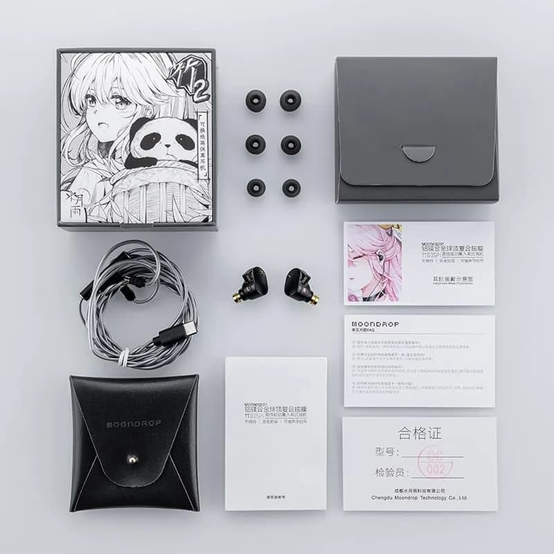 Moondrop CHU II DSP In-Ear Monitors with Microphone | 10mm Dynamic Driver, USB-C, 119dB Sensitivity thumbnail 5