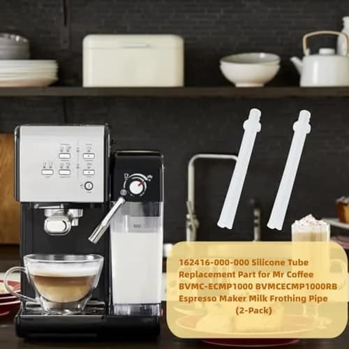 TALSWIF Milk Frothing Silicone Tube 8.99 cm (3.54") Replacement Part for Mr Coffee Espresso Maker | 2-Pack thumbnail 4