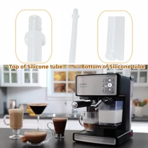 TALSWIF Milk Frothing Silicone Tube 8.99 cm (3.54") Replacement Part for Mr Coffee Espresso Maker | 2-Pack thumbnail 5