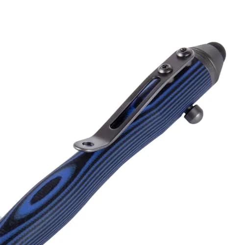 Cool Hand 5.7'' G10 EDC Bolt Action Pen, Touch Screen Stylus, Model 5375-N | Ergonomic large-hand grip, refillable, stylish navy thumbnail 9