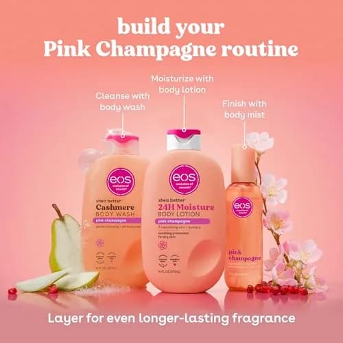 eos Pink Champagne Cashmere Body Wash 473ml (16 fl oz) | pH Balanced for Sensitive Skin thumbnail 4