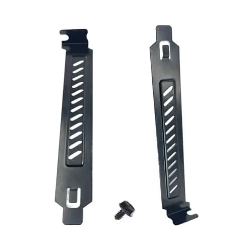 daier Black PCI Slot Covers 10PCS | Dust Filter Bracket Expansion Blanking Plate for Computer Cases thumbnail 2