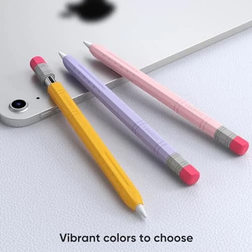 Fintie Soft Silicone Sleeve for Apple Pencil (USB-C) Lilac Purple | Lightweight Pen Protective Cover thumbnail 8