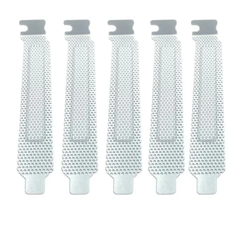 daier White PCI Slot Covers 10PCS | Dust Filter Bracket for Computer Cases with Heat Dissipation thumbnail 1