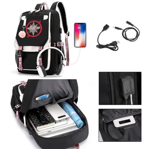 eTel Like Stray Kids Backpack Merch, 11.4 x 6.3 x 18.1in | Casual Book Bag with Laptop Compartment thumbnail 3
