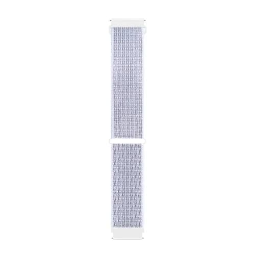 BlackPro Compatible with Coros Pace 3/Apex 2 Pro/Apex Pro/Apex 46mm Watch Band, Hook&Loop Nylon Breathable Sport Strap for Men Women Reflective White thumbnail 1