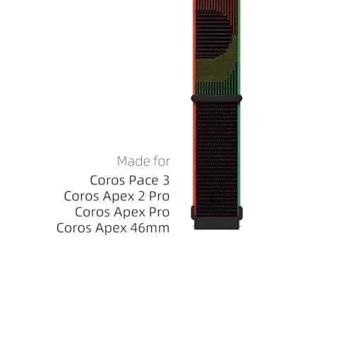 BlackPro Compatible with Coros Pace 3 Watch Band | Breathable Nylon Sport Strap for Men Women thumbnail 2