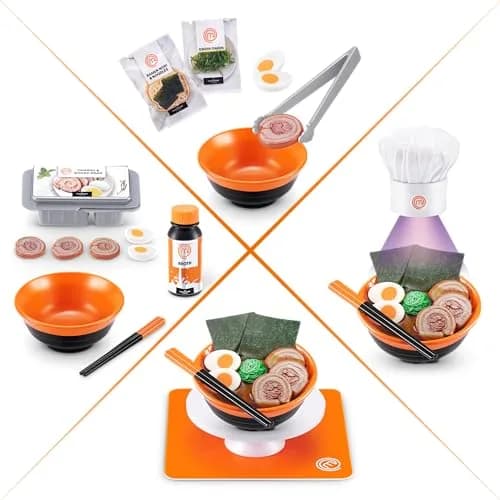 Mini Brands Master Chef Series 1 (2 Pack) | 11 Realistic Dishes, DIY Resin Play, UV Speed Set thumbnail 4