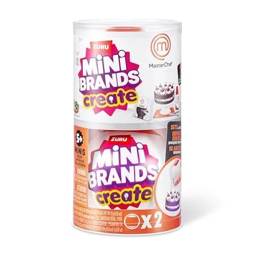 Mini Brands Master Chef Series 1 (2 Pack) | 11 Realistic Dishes, DIY Resin Play, UV Speed Set thumbnail 2