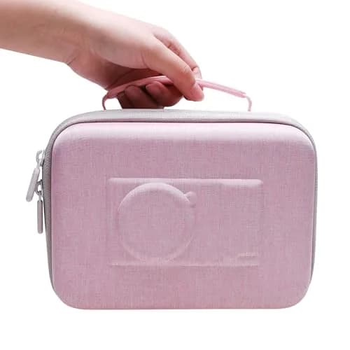 LTGEM Camera Case for Sony ZV-E10/ZV-1F/ZV-1/ZV-1 II, Pink, 20cm (8") L x 15cm (6") W x 10cm (4.1") H | Fits Tripod & Mic thumbnail 6