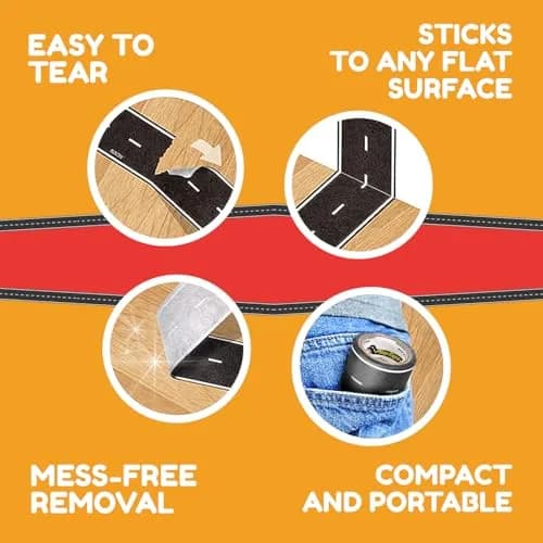 PlayTape Road Tape for Toy Cars 2-Pack | No Residue, 30 ft x 2 in Asphalt thumbnail 5