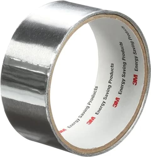 3M High Temperature Flue Tape 1.5 in x 15 ft | Up to 600°F Heat Resistance, Pack of 2 thumbnail 3