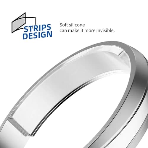 ELETIUO Invisible Ring Size Adjuster for Loose Rings, 234 Pcs Transparent Silicone | Fits Rings 3-10mm Wide thumbnail 3