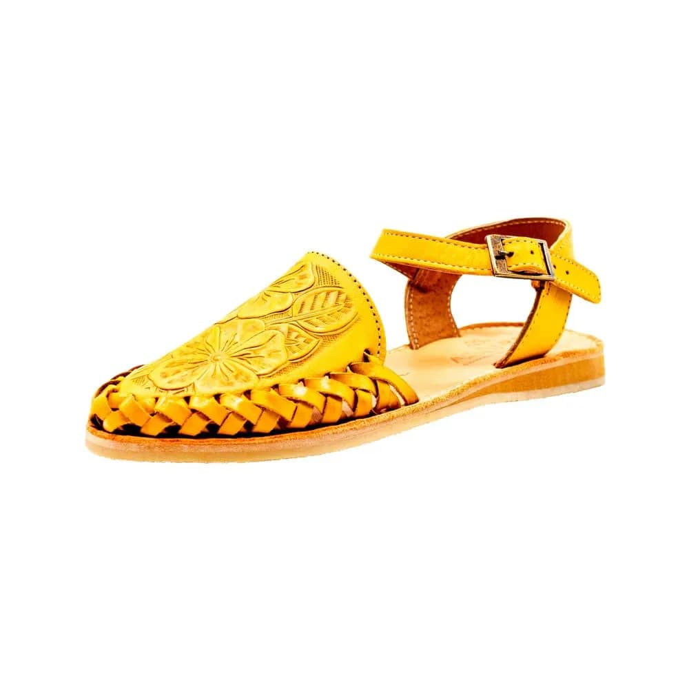 Sbicca Women's Acapulco Sandal, Mustard - 11 | Handwoven Leather Wedge with EVA
