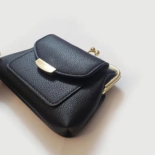 Lavogel Coin Purses with Credit Card Slot Kiss Lock Change Pouch for Women | Vintage Small Wallet thumbnail 4