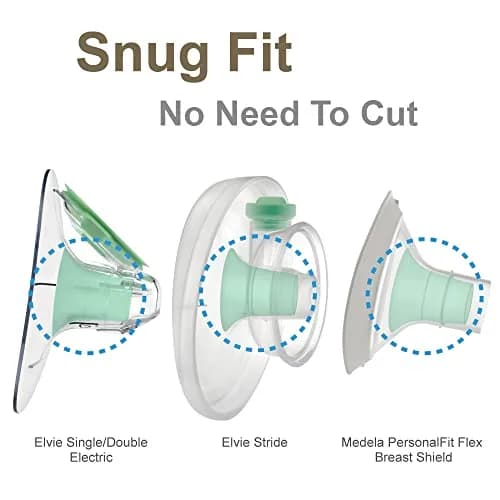 Maymom 20mm Flange Insert for Elvie Stride & Single/Double Electric Cups | BPA-Free Food-Grade Silicone thumbnail 8