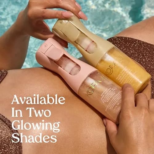 Kopari Rose Gold Sunglaze Sheer Body Mist Sunscreen SPF 42, 156 g (5.5 oz) | Broad Spectrum UVA/UVB Protection thumbnail 6