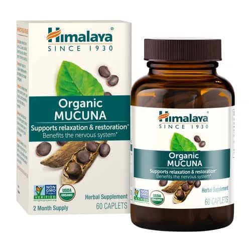 Himalaya USDA Organic Mucuna Pruriens Supplements, 600mg | Supports Relaxation & Brain Function thumbnail 2