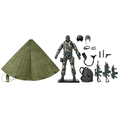 G.I. Joe Classified Series 60th Anniversary Action Pilot - Halo (High Altitude Low Opening) Jumper, 6 Inch Action Figure with Parachute & Accessories | Collectible 6-inch Toy thumbnail 1