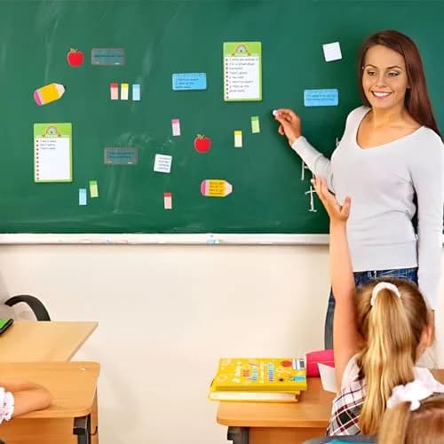 Xqumoi Teaching is A Work of Heart Sticky Notes Set | 550 Sheets | Teacher Appreciation Gift thumbnail 5