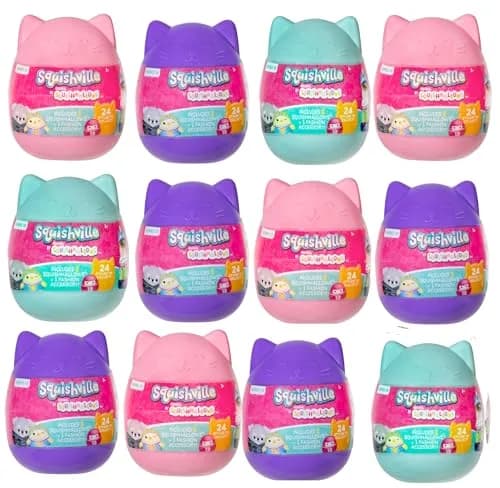 Squishmallows Squishville Series 10 Mystery Mini 12Pack | Soft Plush Collectibles for Kids & Easter Gift thumbnail 1