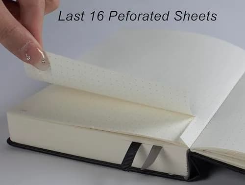 VOLINOTE Thick Bullet Notebook with 366 Numbered Pages, A5 Dotted Journal 186gsm (7.3"x5.7") | Acid-Free Paper for Smooth Ink Flow thumbnail 3