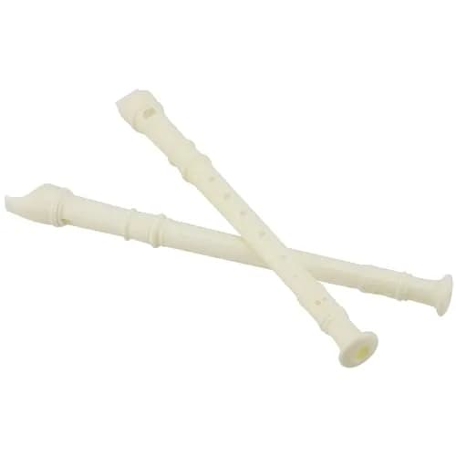 YUENPUN 40 PCS 8 Hole Recorder Instrument 11.8 inch | Beginner Plastic Soprano Descant Flute thumbnail 5