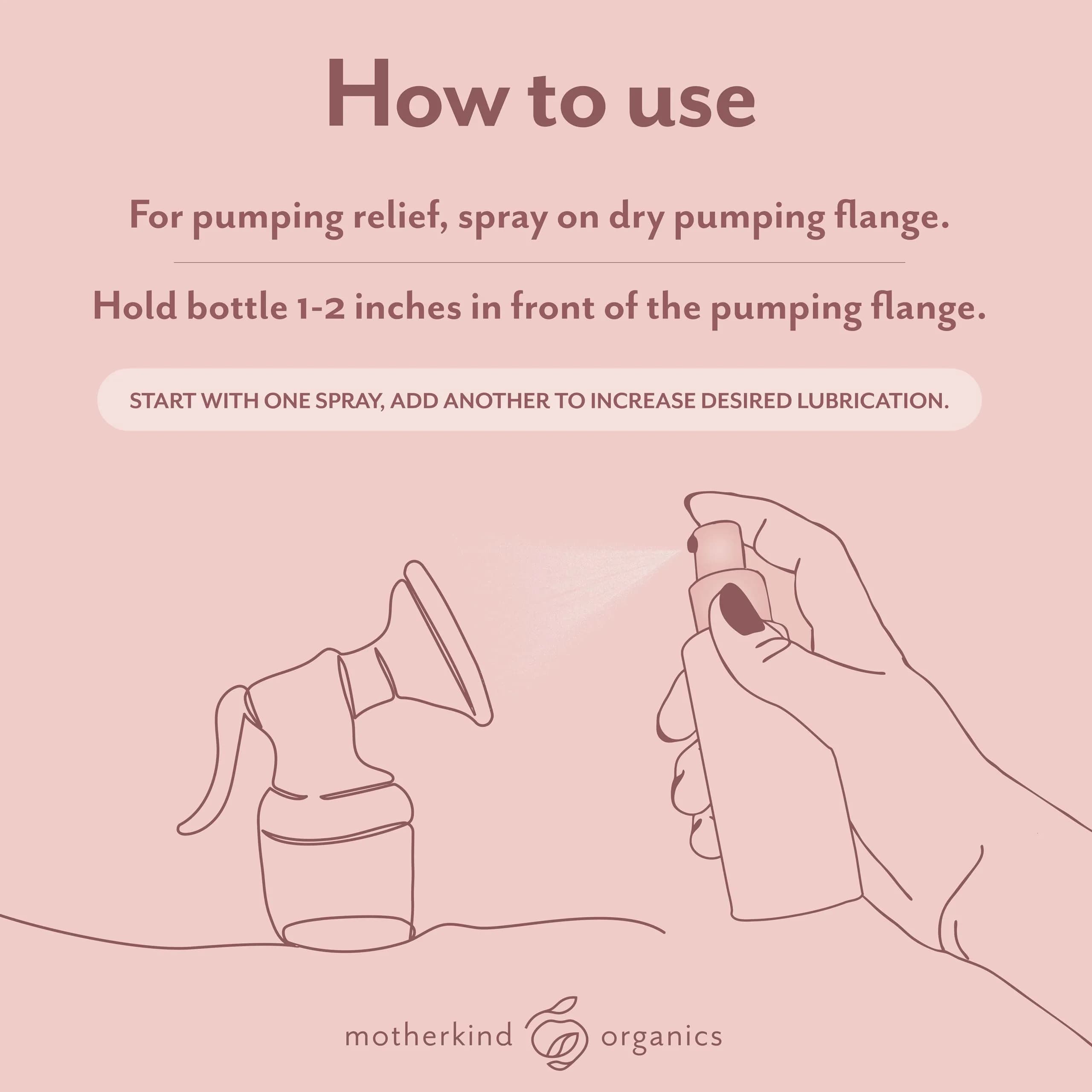 Motherkind Organics Pumping Spray Lanolin-Free USDA Organic 2 oz | Soothing Relief for Pumping Moms thumbnail 5