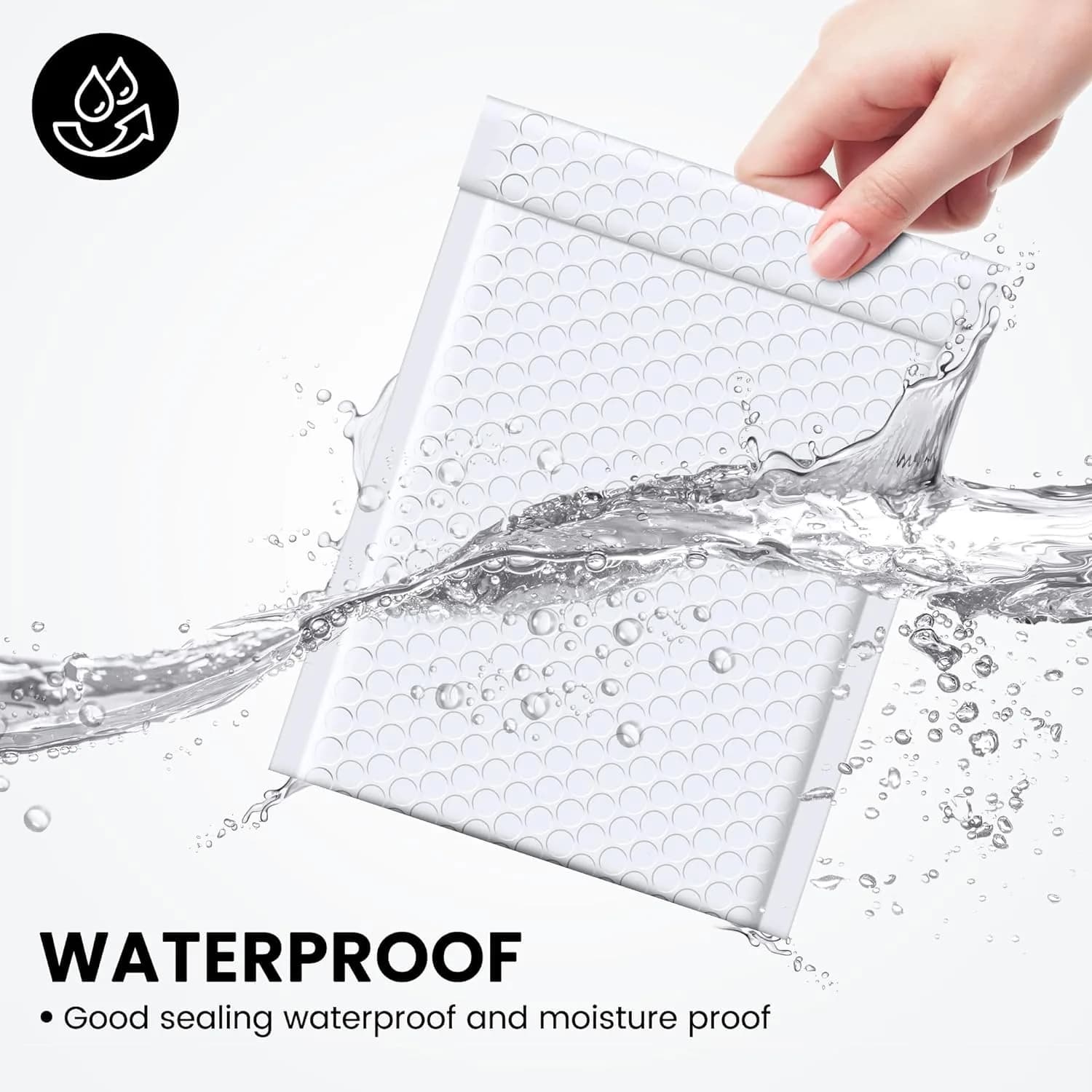 Fuxury White 3000 Pack Padded Envelopes with Bubble Lining, Usable Size 6x9" | Bulk Value Pack for Small Business thumbnail 3