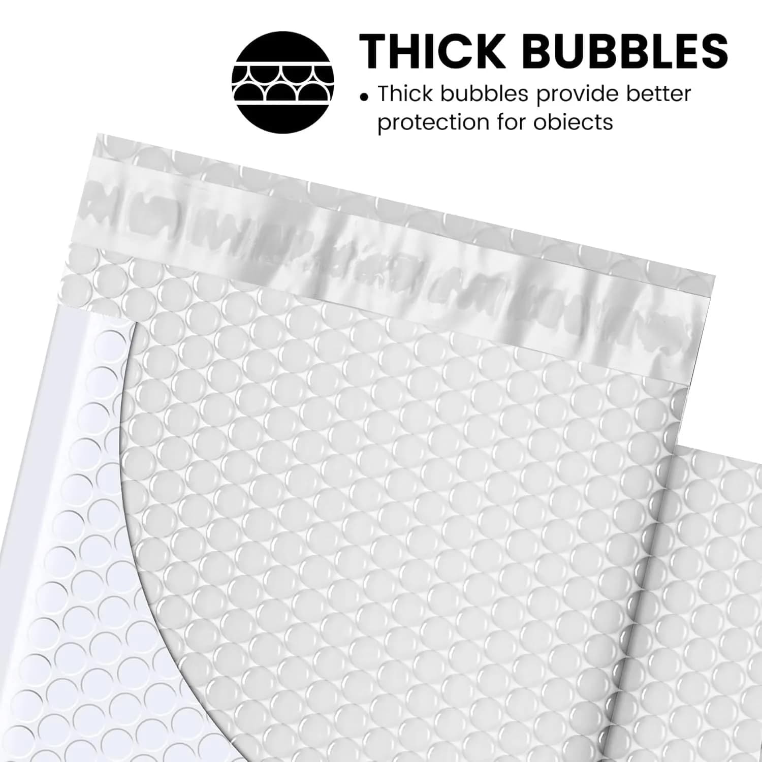 Fuxury White 3000 Pack Padded Envelopes with Bubble Lining, Usable Size 6x9" | Bulk Value Pack for Small Business thumbnail 4