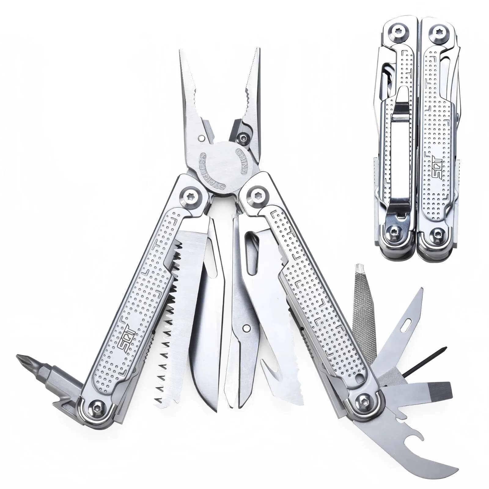 SQT2048 20-in-1 Multitool Foldable & Self-Locking | Compact, Durable, All-in-One Tool for DIY & Outdoors - main product image