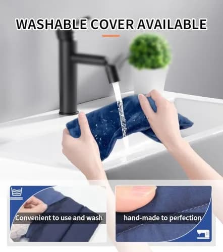 uncn Microwavable Heating Pad 13x7 Inch | Moist Warm Compress for Relaxation thumbnail 5
