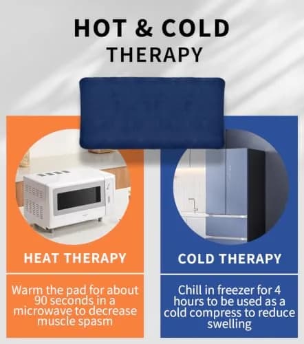 uncn Microwavable Heating Pad 13x7 Inch | Moist Warm Compress for Relaxation thumbnail 7