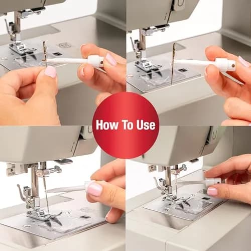 SINGER Sewing Machine Maintenance Kit - Tool Set with Needle Inserter, Angled Lint Brush, 3 Screwdrivers, Needle Threader, Storage Pouch (7pc) thumbnail 5