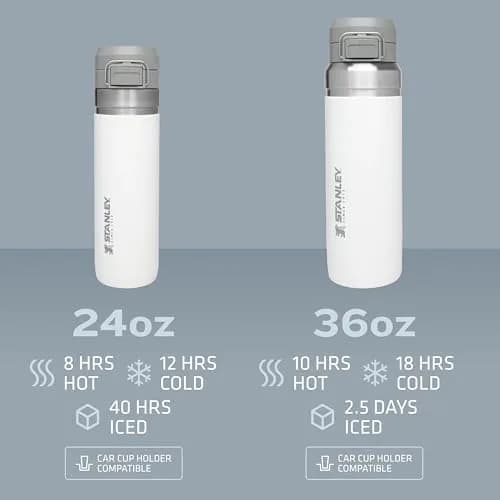 STANLEY Quick Flip GO Bottle 24 oz (710 ml) | Insulated Stainless Steel Water Bottle thumbnail 3
