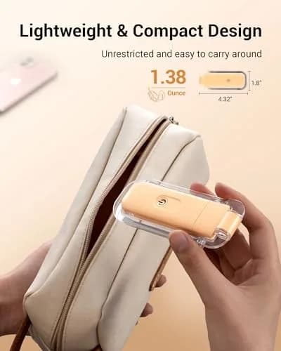 DEWENWILS LED USB Rechargeable Book Light, Clip on Reading Light Peach Fuzz | Eye-protection & Portable thumbnail 8